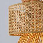 Подвесной светильник с абажуром из натуральных материалов Light Inside the Cell варинант исполнения - 4 | Loft Concept в Липецке