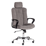 Кресло компьютерное City Chair хром флок варинант исполнения - 2 | Loft Concept в Липецке