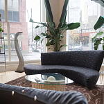 Дизайнерский журнальный стол в виде раковины с жемчужиной под прозрачной столешницей Fahin варинант исполнения - 4 | Loft Concept в Липецке