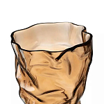 Ваза стеклянная фактурная Crumpled Vase 32 см варинант исполнения - 2 | Loft Concept в Липецке