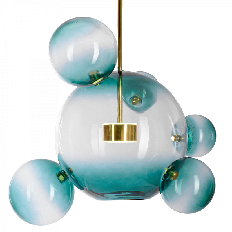 Подвесной светильник Suspension LED design BUBBLE LAMP AMBRE Латунь Амбре Подвесной светильник Suspension LED design BUBBLE LAMP AMBRE Латунь Амбре в Липецке | Loft Concept