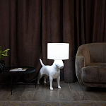 Лампа COLLECTION OF DOGS с абажуром Бультерьер варинант исполнения - 3 | Loft Concept в Липецке