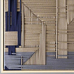 Аксессуар Геометрическая абстракция Figurative Beige Wall Hangings варинант исполнения - 1 | Loft Concept в Липецке