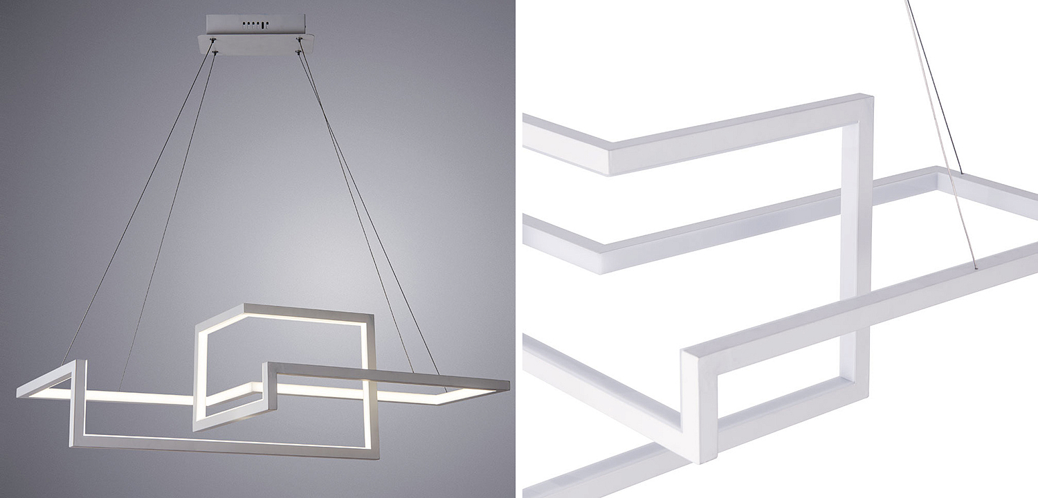 Люстра Esther Geometric White Chandelier II Люстра Esther Geometric White Chandelier II - Loft-Concept в Липецке