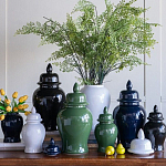 Ваза с крышкой однотонная Высота 48 см Chinoiserie Ceramics варинант исполнения - 6 | Loft Concept в Липецке