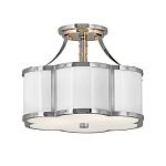 Потолочный светильник с декоративными заклепками Hinkley  варинант исполнения - 11 | Loft Concept в Липецке