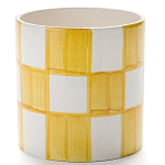 Кашпо из керамики с графическими принтами Brighter варинант исполнения - 5 | Loft Concept в Липецке