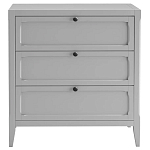 Комод с 3-мя ящиками серый Silva Grey Chest of Drawers варинант исполнения - 1 | Loft Concept в Липецке