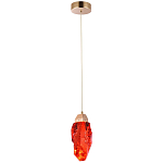 Подвесной светильник Soar Hanging Lamp Brass Red Красный варинант исполнения - 2 | Loft Concept в Липецке