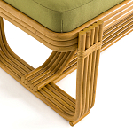 Скамья из ротанга с подушкой Mattia Rattan Bench варинант исполнения - 4 | Loft Concept в Липецке