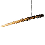 Люстра линейная светодиодная из необработанных кристаллов Mountain Comet варинант исполнения - 5 | Loft Concept в Липецке