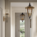 Подвесной светильник в форме фонаря чёрного цвета Black Lantern варинант исполнения - 3 | Loft Concept в Липецке