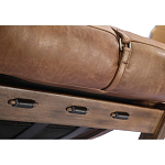 Двухместный диван Duncan винтажная коричневая кожа варинант исполнения - 3 | Loft Concept в Липецке