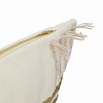 Чехол на подушку с вышивкой в виде геометрических узоров Beige Calista Rect варинант исполнения - 3 | Loft Concept в Липецке