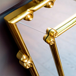 Зеркало прямоугольное Golden Classic Ornament Mirror варинант исполнения - 3 | Loft Concept в Липецке
