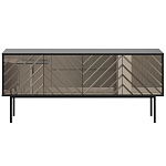 Длинная тумба с зеркальным декором Serena варинант исполнения - 5 | Loft Concept в Липецке