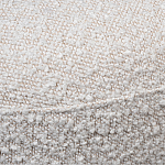 Кресло без подлокотников с обивкой из белой ткани букле Pacification варинант исполнения - 3 | Loft Concept в Липецке