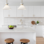 Подвесной светильник с белым стеклянным конусным плафоном Alora Mood варинант исполнения - 13 | Loft Concept в Липецке