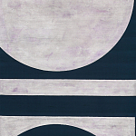 Обои ручная роспись в стиле Арт-деко Assemblage Aluminium Leaf with désargenter pearlescent antiquing варинант исполнения - 2 | Loft Concept в Липецке