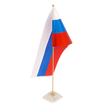 Флагшток на подставке из натурального камня Stone Flagpole варинант исполнения - 1 | Loft Concept в Липецке