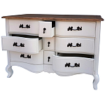 Комод бежевый в стиле Прованс Montmartre Provence Beige Wide варинант исполнения - 5 | Loft Concept в Липецке