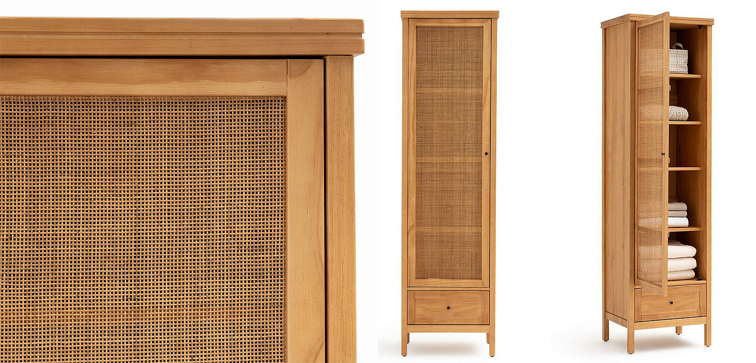 Шкаф Niels Wicker Cupboard Шкаф Niels Wicker Cupboard - Loft-Concept в Липецке