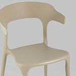 Бежевый стул из прочного PP-пластика JORIS варинант исполнения - 7 | Loft Concept в Липецке
