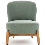 Кресло на деревянных ножках Olguin Green Chair варинант исполнения - 2 | Loft Concept в Липецке