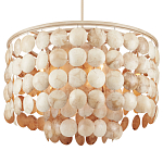 Люстра с каскадом из круглых декоративных элементов Texture Discs варинант исполнения - 2 | Loft Concept в Липецке