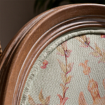 Барный стул из массива бука светло-зеленый с растительным орнаментом Raffael Angel Green Bar stool варинант исполнения - 4 | Loft Concept в Липецке