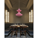 Подвесной вязаный розовый светильник «Моника» варинант исполнения - 2 | Loft Concept в Липецке