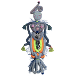 Кукла из одежды и павлопосадских платков Rusalka Blue Jeans 2 варинант исполнения - 1 | Loft Concept в Липецке