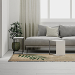 Комплект из 2-х приставных столов белого цвета из дерева ZIGOSH WHITE варинант исполнения - 3 | Loft Concept в Липецке