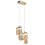 Подвесной светильник волнистой формы из фактурного стекла Wave варинант исполнения - 3 | Loft Concept в Липецке