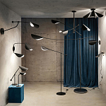 Бра с поворотным плафоном Aracea Black Wall Lamp варинант исполнения - 4 | Loft Concept в Липецке