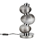 Настольная лампа с 3-мя рифлеными стеклянными шарами Marcelh Light варинант исполнения - 5 | Loft Concept в Липецке