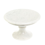 Фруктовница средняя из натурального камня Мрамор Белый Natural Stone Fruit Bowls варинант исполнения - 2 | Loft Concept в Липецке