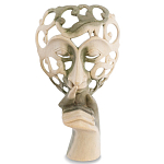 Маска ручной работы деревянная резная Beauty Mask варинант исполнения - 1 | Loft Concept в Липецке