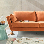 Приставной стол из керамики Manufacto Gray-green варинант исполнения - 5 | Loft Concept в Липецке