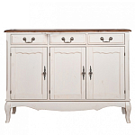 Буфет трехстворчатый с 3-мя ящиками в стиле прованс Interiors Romance варинант исполнения - 1 | Loft Concept в Липецке