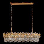 Люстра с декоративными элементами в виде крупных хрустальных цветов Palace Gardens варинант исполнения - 2 | Loft Concept в Липецке