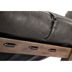 Кресло Duncan винтажная черная кожа варинант исполнения - 4 | Loft Concept в Липецке