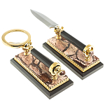 Настольный письменный набор из яшмы Manager Organizer варинант исполнения - 9 | Loft Concept в Липецке