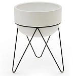 Кашпо Elevated Planters Luna 54 белое варинант исполнения - 1 | Loft Concept в Липецке