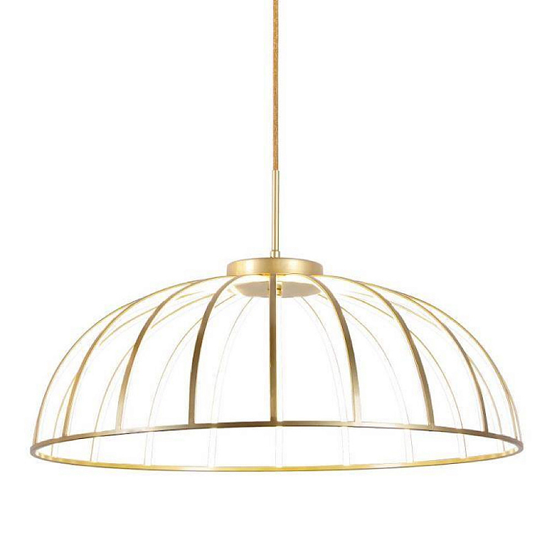 Подвесной светильник Brass Modern FRITURE VERTIGO PENDANT  Матовая латунь Белый в Липецке | Loft Concept 