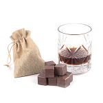 Камни для охлаждения виски из красного лемезита Natural Stone Cube варинант исполнения - 6 | Loft Concept в Липецке