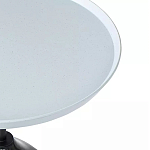 Кофейный столик с круглой столешницей и мраморным основанием Steel Reliability варинант исполнения - 4 | Loft Concept в Липецке