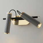 Бра с двумя цилиндрическими плафонами на магнитном креплении Bronze Concert варинант исполнения - 1 | Loft Concept в Липецке