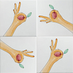 Плитка дизайнерская с рисунком Лимон варинант исполнения - 1 | Loft Concept в Липецке