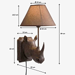 Бра Носорог Rhinoceros варинант исполнения - 7 | Loft Concept в Липецке